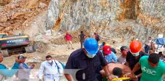 Continúan jornada de rescate en mina El Quemado de Chinandega.