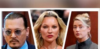 ¡Qué mentirosa Amber! Kate Moss testifica que Johnny Depp nunca la empujó