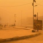 Irak declara un día festivo y cancela vuelos por tormenta de arena Alerta por tormenta que afecta Irak
