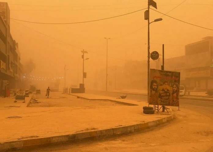 Alerta por tormenta que afecta Irak