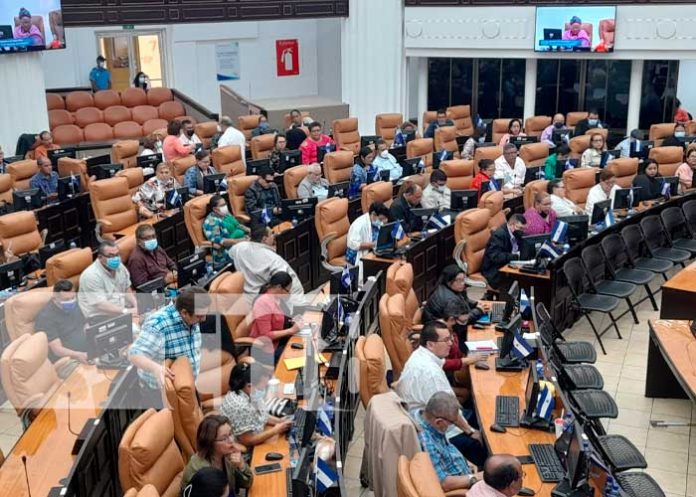 Sesión desde la Asamblea Nacional de Nicaragua