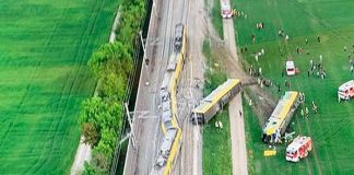 Descarrilamiento de tren en Austria dejó un muerto y 13 heridos