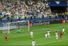 Medio tiempo sin goles entre Liverpol y Madrid real, madrid, sadio, mané, thibaut, courtois,