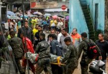 En Brasil, 44 muertos y 56 desaparecidos tras lluvias, aludes e inundaciones