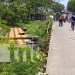 Accidente en Ctra. Nueva a León: Vuelco de bus deja 6 lesionados Accidente de tránsito con bus en Los Brasiles, Managua