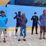Presentación de personas que capturaron en el Triángulo Minero