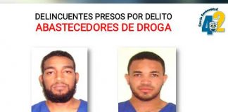 Información sobre incautación de cocaína en Managua