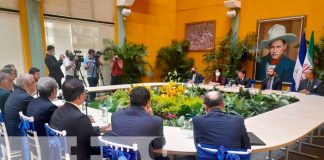 Reunión de la delegación iraní con autoridades de Nicaragua