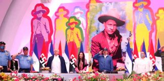 Presidente Daniel Ortega en acto por el 127 aniversario del natalicio del General Sandino