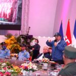 Presidente Daniel destaca medidas económicas para garantizar estabilidad en el país Presidente Daniel Ortega en acto por el 127 aniversario del natalicio del General Sandino