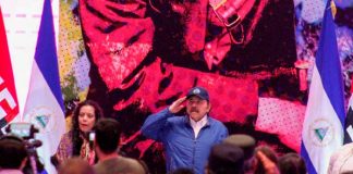 Presidente Daniel Ortega en acto por el 127 aniversario del natalicio del General Sandino