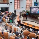 Sesión en la Asamblea Nacional de Nicaragua