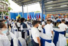 Educación reforzada con más escuelas bonitas, limpias y seguras en Nicaragua Inicio de la semana de la niñez con el Ministerio de Educación en Nicaragua