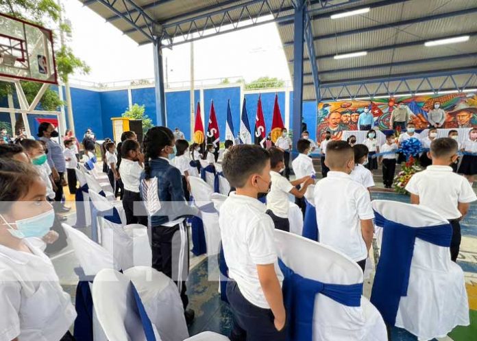 Inicio de la semana de la niñez con el Ministerio de Educación en Nicaragua