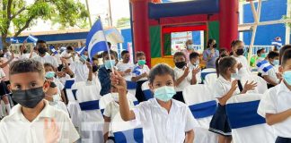 Inicio de la semana de la niñez con el Ministerio de Educación en Nicaragua