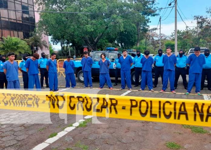 Captura de sujetos por delitos de peligrosidad en Nicaragua