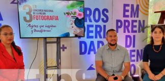 Presentación del concurso de fotografía para la mujer en Nicaragua