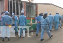 Brigada del MINSA ejecutó plan antiepidémico en Memorial Sandino, Managua Jornada de fumigación en el barrio Memorial Sandino, Managua