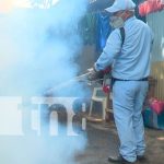 Managua: Acciones antiepidémicas para garantizar la salud Brigadistas del MINSA que fumigan en Managua