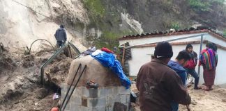 Primeros estragos de la lluvia en Guatemala