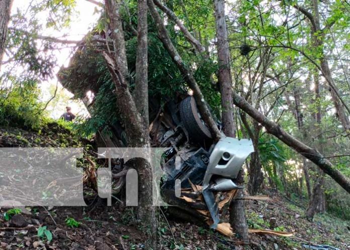 Accidente de tránsito en carretera Matagalpa - La Dalia