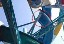 ¡Terror! Colapsa tobogán en parque acuático y niños caen al vacío