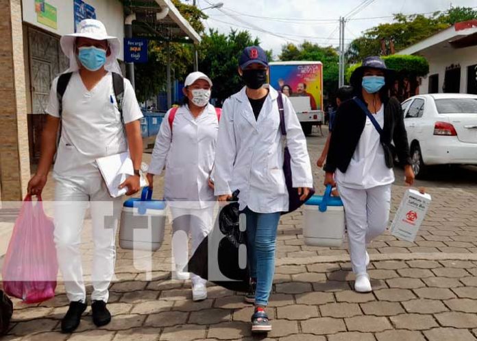 Jornada de vacunación contra la influenza en Masaya