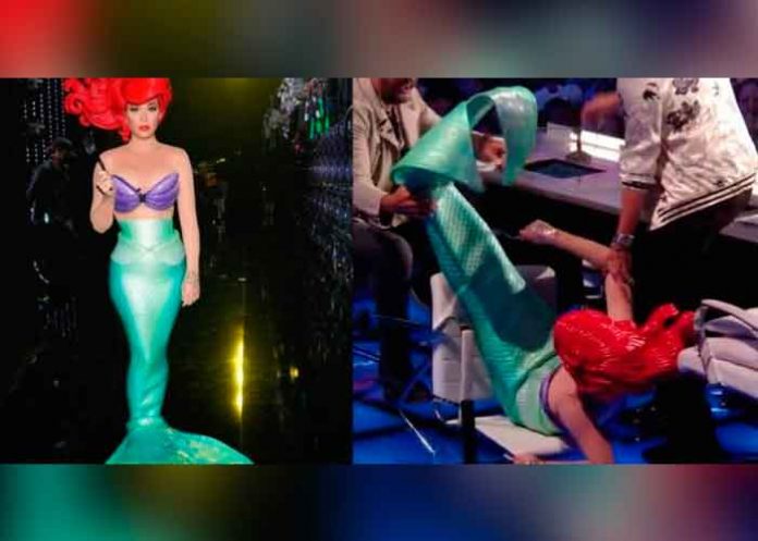 Katy Perry se viste de La Sirenita y se pega un “mamonazo” por inventora