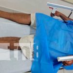 Dos lesionados por accidente de tránsito en Quilalí, Nueva Segovia Víctima de accidente de tránsito en Quilalí, Nueva Segovia
