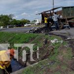 Profunda limpieza en Tipitapa para mitigar afectaciones por lluvias Limpieza profunda en barrios por parte de la Alcaldía de Tipitapa
