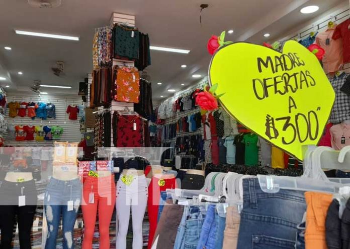 Comercio en Día de las Madres en mercados de Nicaragua