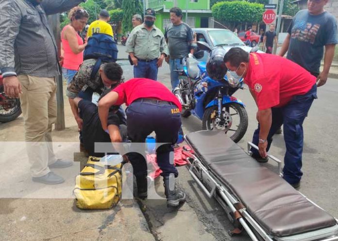 Accidente de tránsito con lesionados en Managua