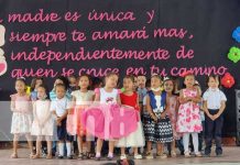 Festival artístico y cultural en el colegio República de Cuba, Managua Festival para las madres desde un colegio de Managua