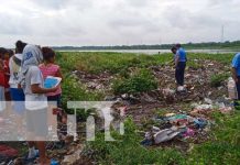 Costas del Lago de Managua, donde fue hallado el cuerpo de un hombre