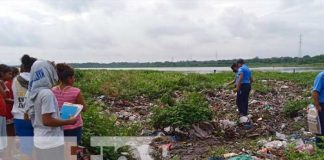 Costas del Lago de Managua, donde fue hallado el cuerpo de un hombre