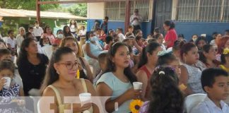 Celebración a las madres desde instituciones en Matagalpa