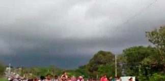 Parte desde la frontera de México-Guatemala la séptima caravana de migrantes