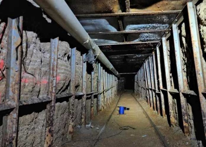 Hallan sofisticado ‘narcotúnel’ en la frontera de México y Estados Unidos