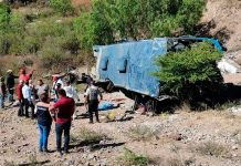 Volcadura en autobús ocasiona que 6 migrantes no logren «sueño americano» Volcadura en autobús ocasiona que 6 migrantes no logren "sueño americano"
