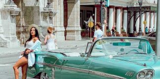 Milagro Calero, presentadora de Mañaneros TN8, en Cuba