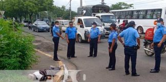 Investigan muerte de hombre en una calle de Managua