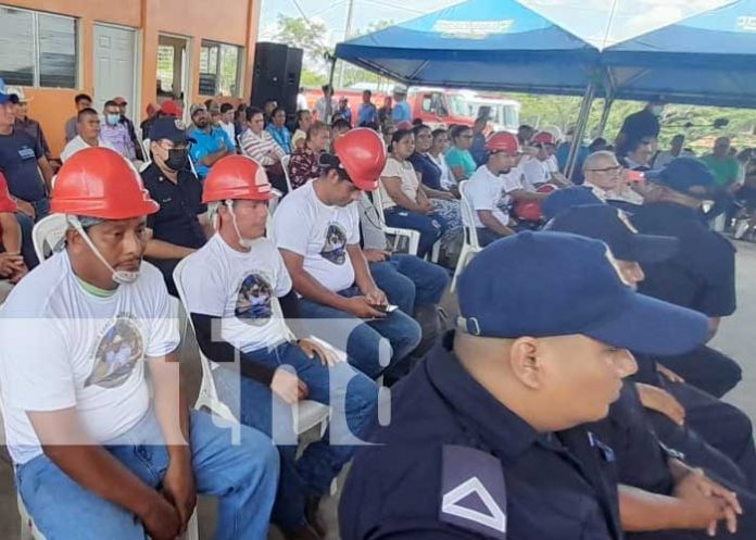 Inauguración de estación bomberil en Muy Muy, Matagalpa