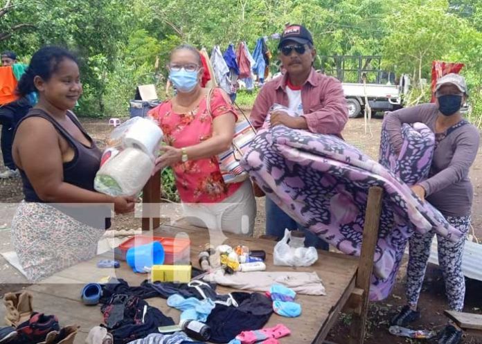 Acompañamiento de autoridades ante afectaciones por lluvias en Nagarote