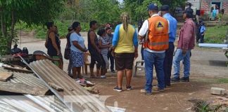 Acompañamiento de autoridades ante afectaciones por lluvias en Nagarote