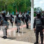 Curso antidisturbios en el sistema penitenciario de Tipitapa