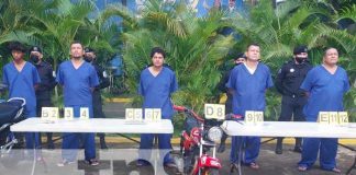 Captura de presuntos delincuentes en Chinandega