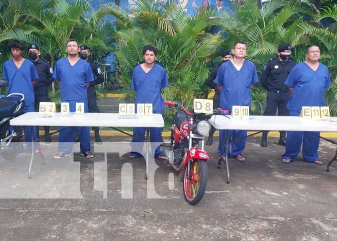 Captura de presuntos delincuentes en Chinandega