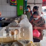 Venta de queso en el Mercado Iván Montenegro