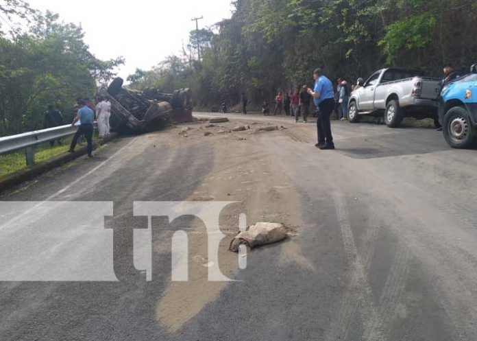 rastra-jinotega-1 Accidente de tránsito con rastra en Jinotega
