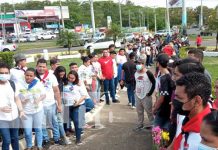 Juventud honró al poeta guerrillero Rigoberto López Pérez en Managua Juventud honró al poeta guerrillero Rigoberto López Pérez en Managua